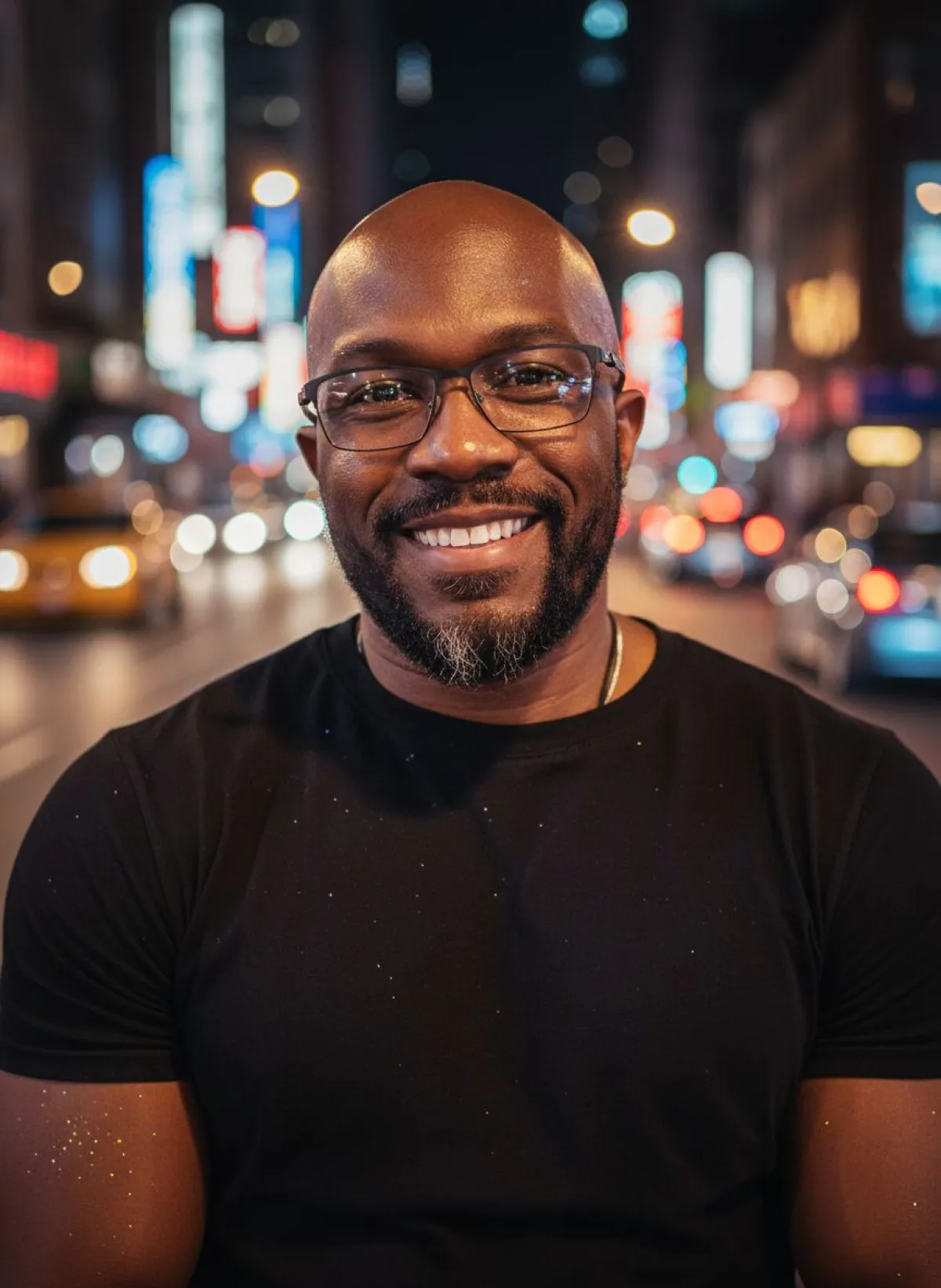 Afrikalı'nın sinematik, yakın plan portresi