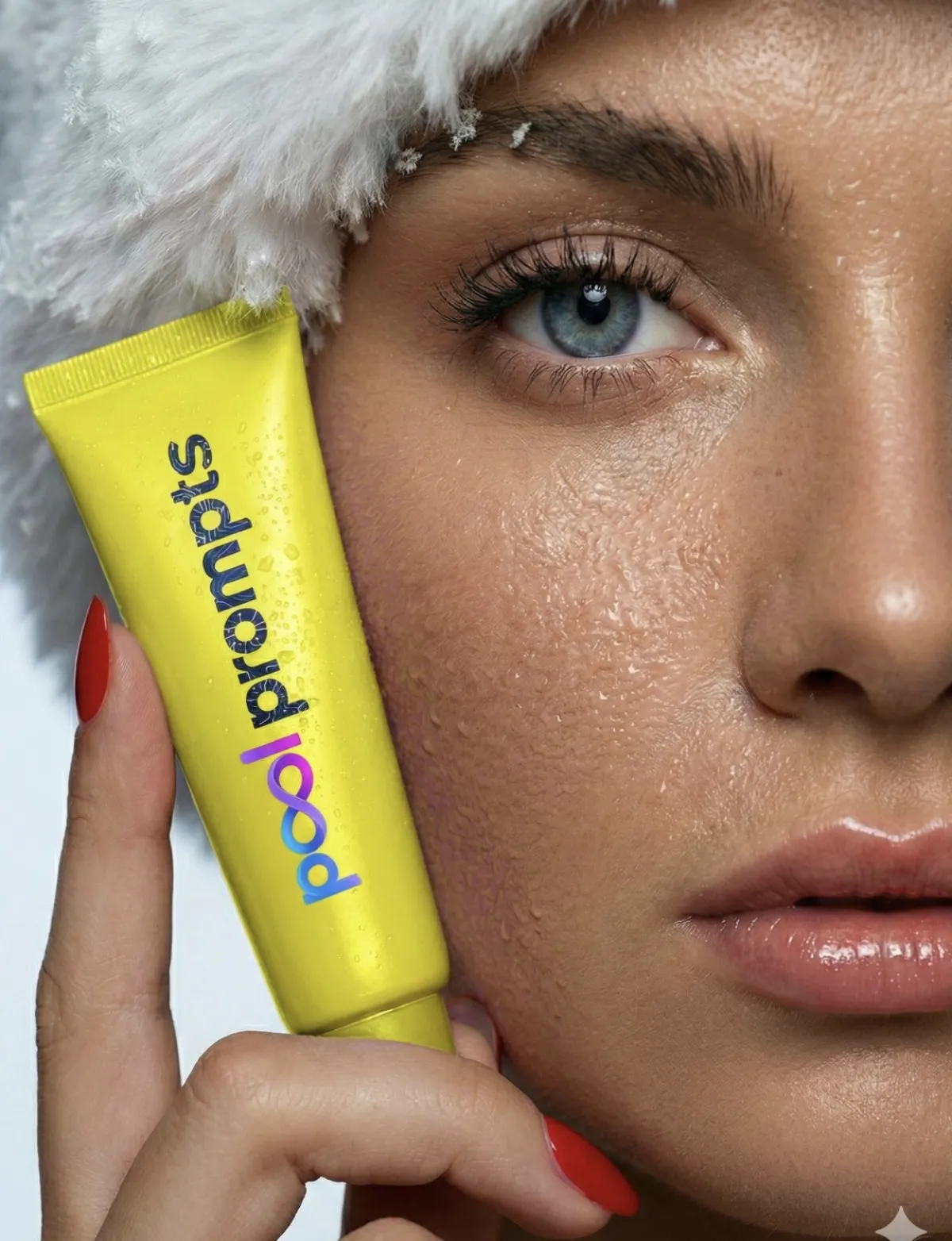 Kış Temalı Güzellik Ürünü Çekimi