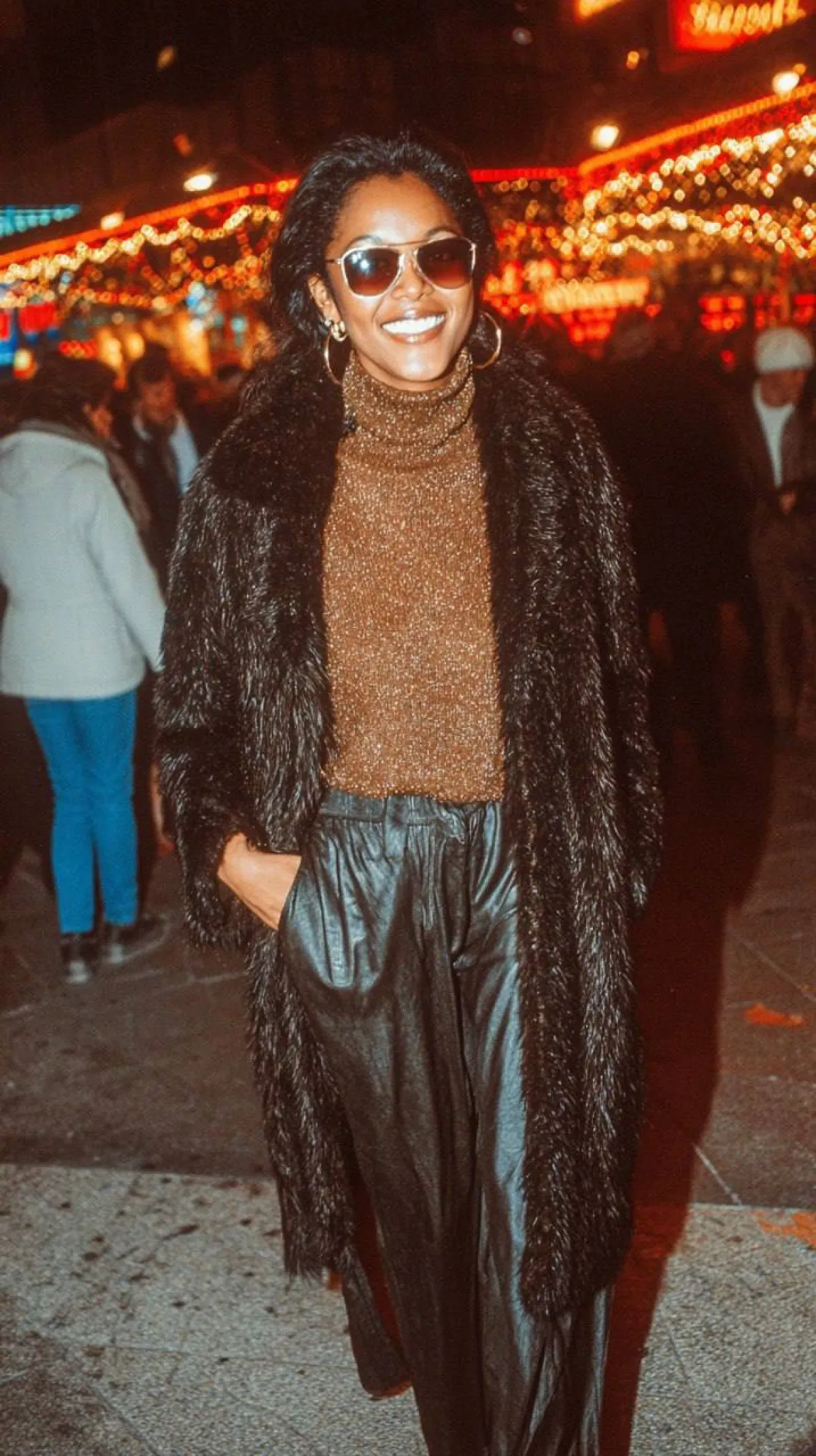 1980'ler Times Meydanı'nda Noel Yürüyüşü