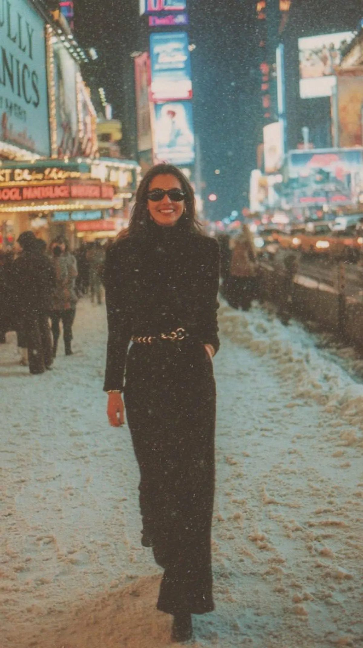 1980'ler Times Meydanı'nda Noel Yürüyüşü