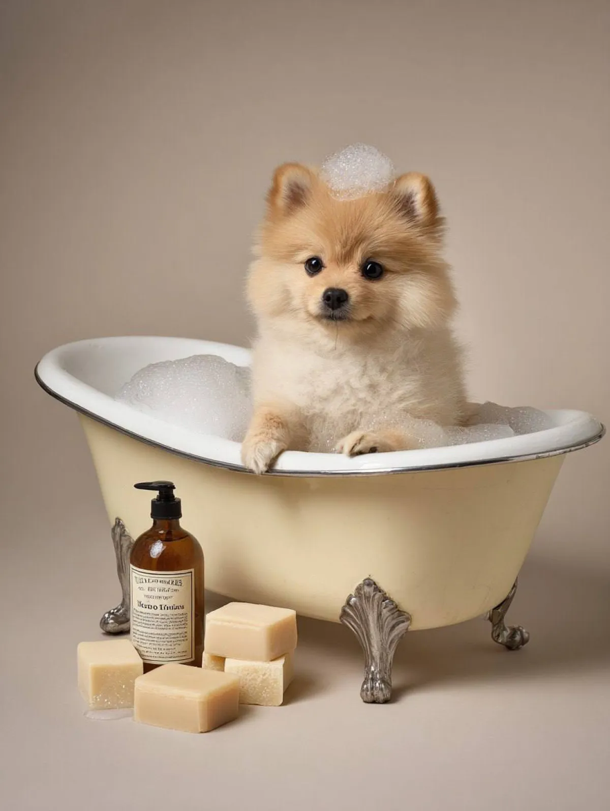 Puppy Spa Day Product Shoot