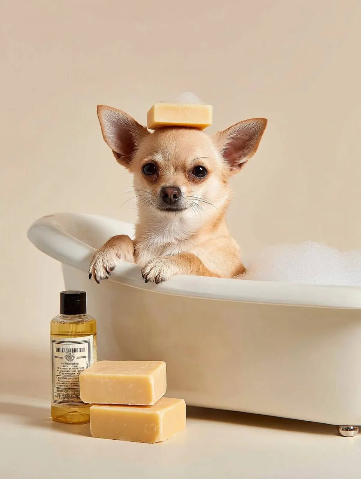 Yavru Köpek Spa Ürün Çekimi