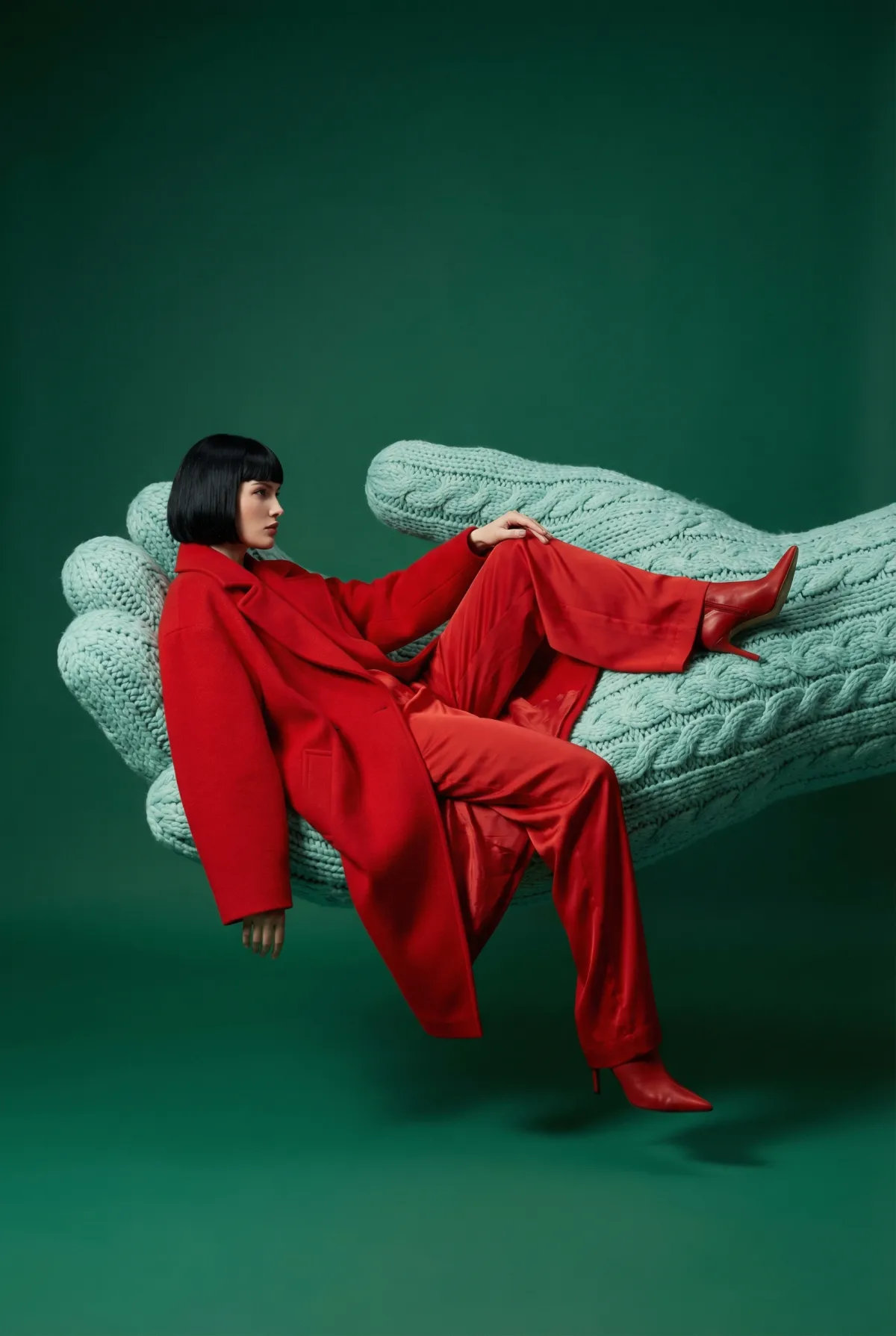 Sürrealist Örgü El ve Yüksek Moda