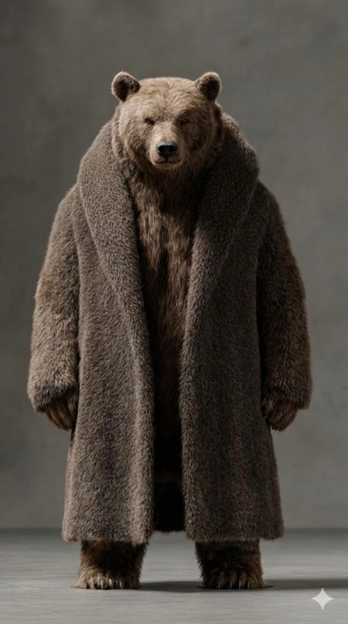 Yüksek Moda Antropomorfik Ayı