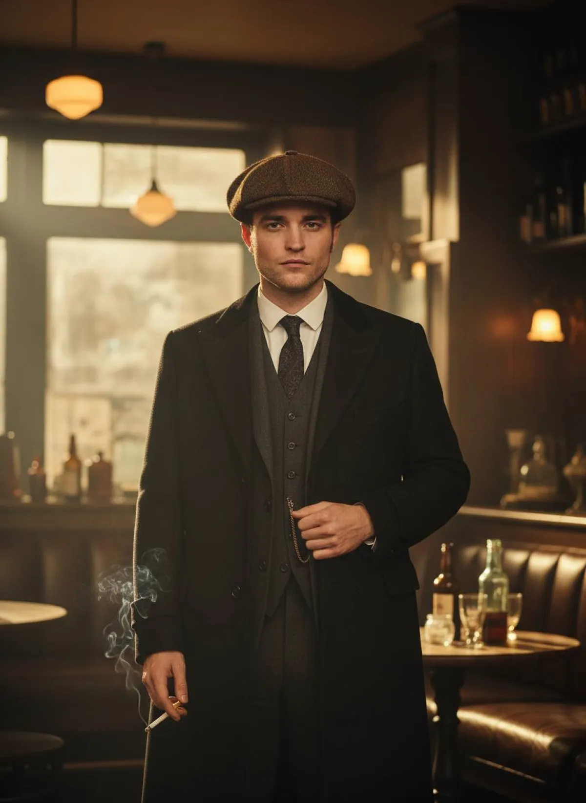 1920'ler Peaky Blinders Tarzı Portre