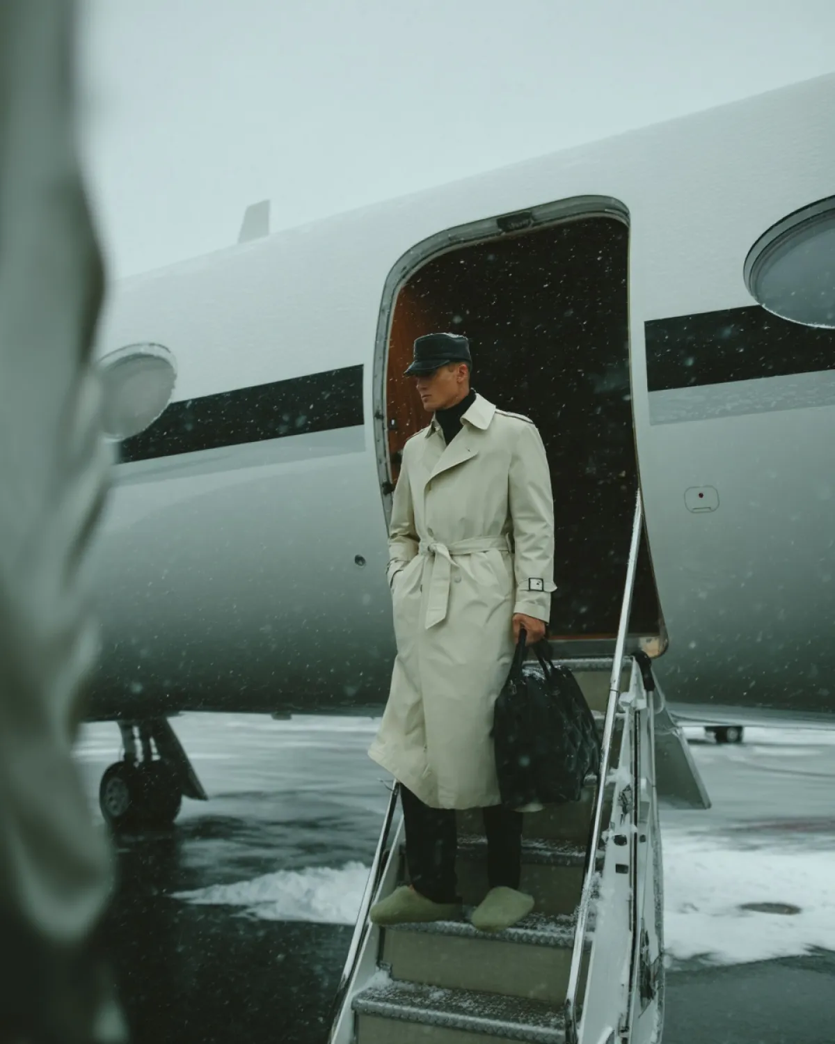 Karlı Havada Lüks Uçuş