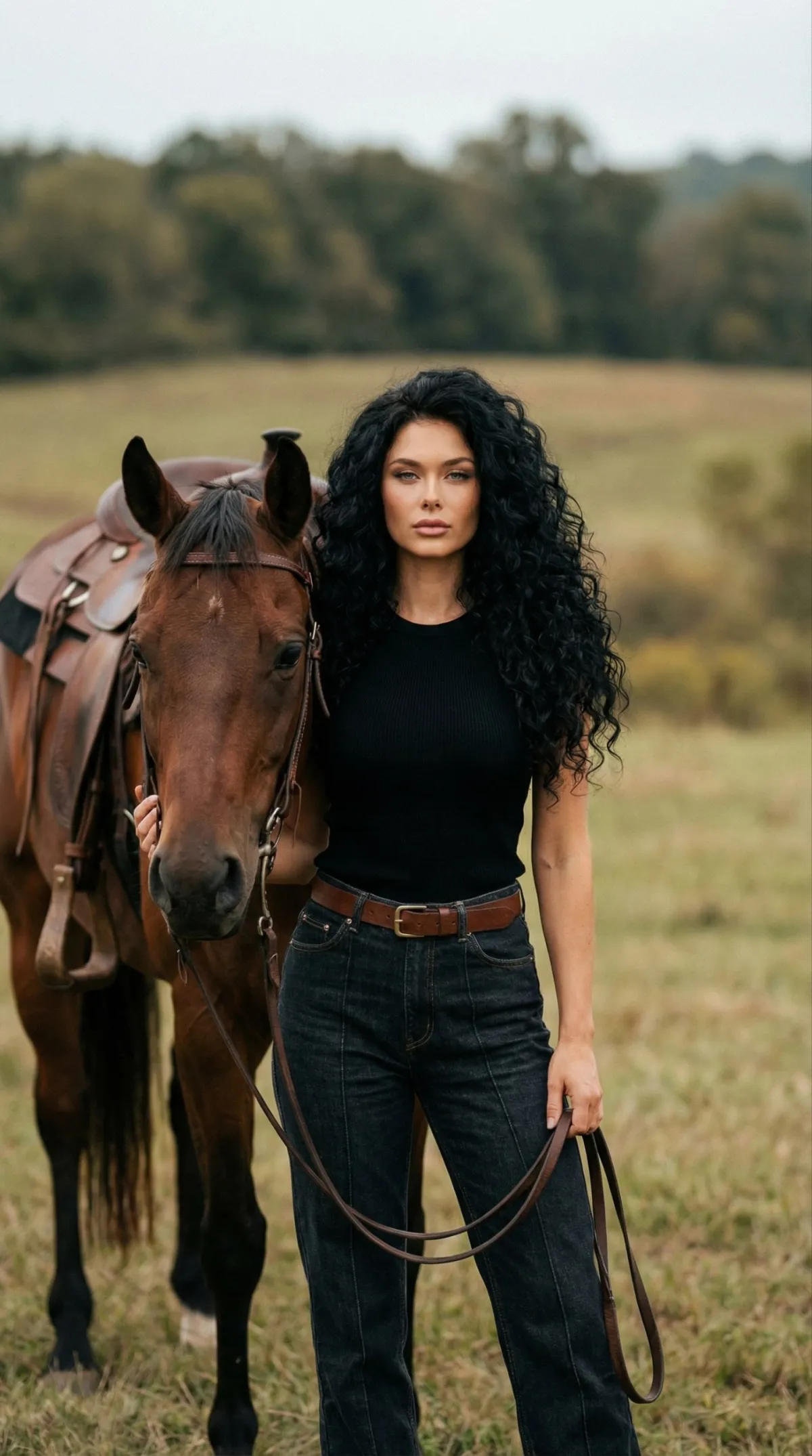 Sinematik Kırsal Portre: Model