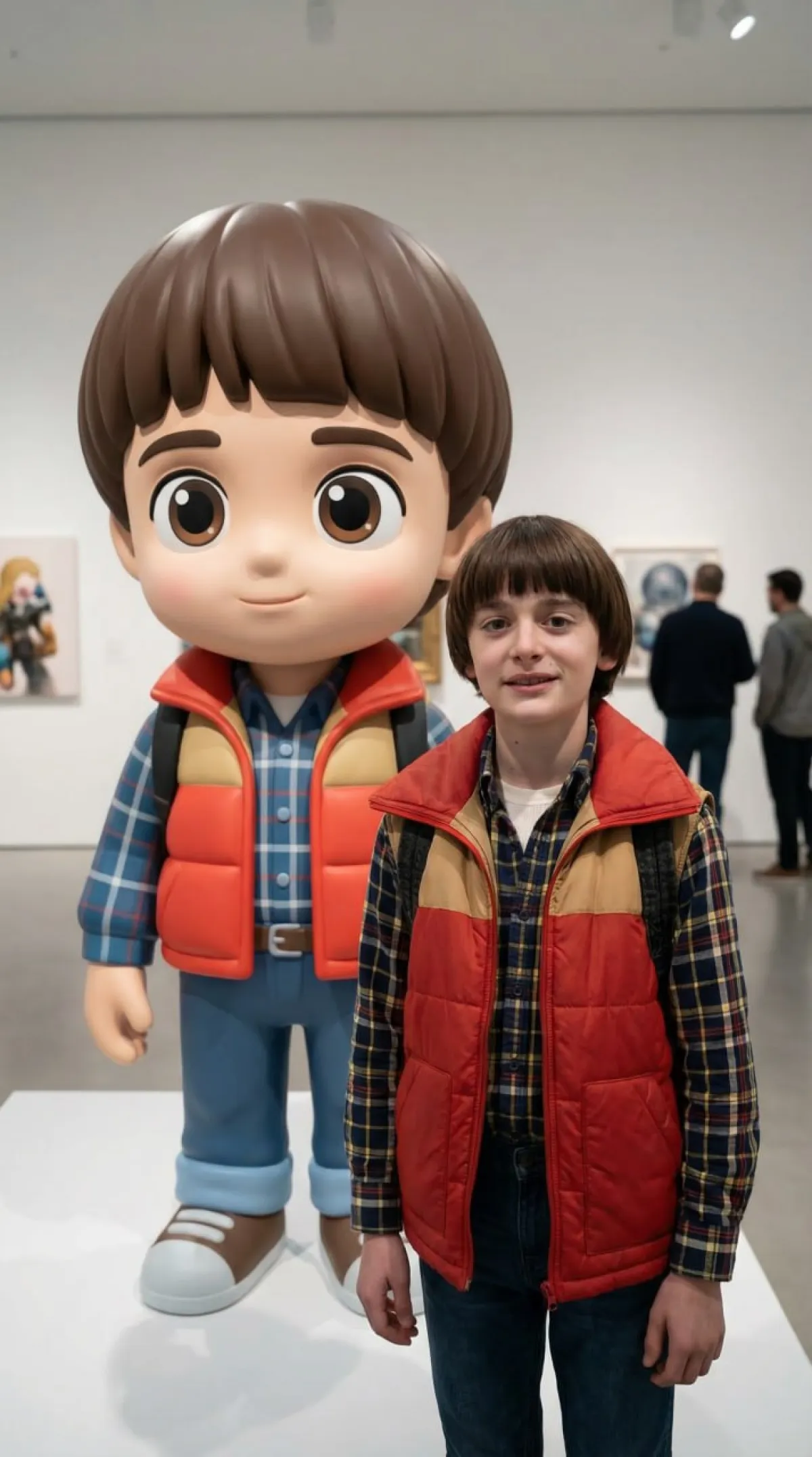 Sanat Sergisi: Dev ile Poz Vermek