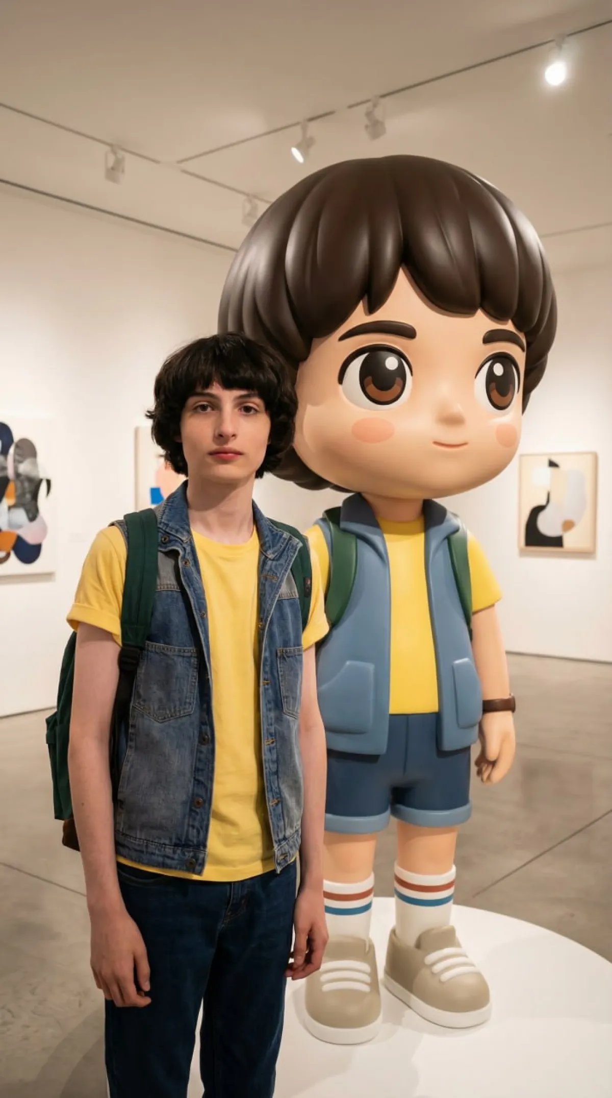 Sanat Sergisi: Dev ile Poz Vermek